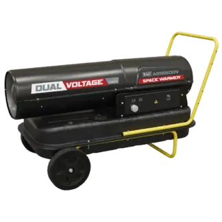 Dual Voltage Space Warmer® Kerosene/Diesel Heater with Wheels 185,000Btu/hr(55kW) [AB1850DV]