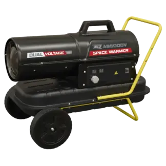 Dual Voltage Kerosene/Diesel Space Warmer® Heater with Wheels 50,000Btu/hr [AB500DV]
