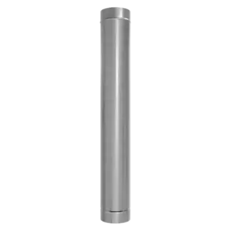 Stainless Steel Exhaust/Flue End Pipe for ABI600 & ABI1000 120 x 1000mm [ABI1000AK2]