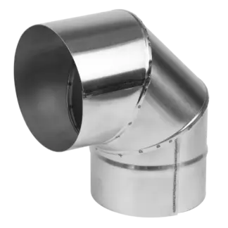 Stainless Steel Exhaust/Flue 90° Bend for ABI600 & ABI1000 120mm [ABI1000AK3]