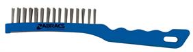 Abracs 4 Row Plastic Handled Wire Brush
