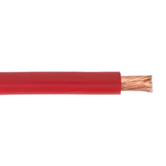 10m Automotive Starter Cable 196/0.40mm 25mm² 170A - Red [AC25SQRE]