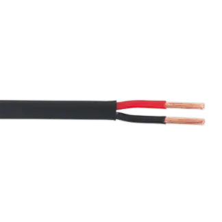 Thin Wall Flat Automotive Cable Twin 2 x 2mm² 28/0.30mm 30m - Black [AC2830TWTN]