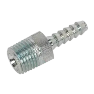 PCL Screwed Tailpiece Male 1/4"BSPT - 3/16" Hose - Pack of 5 [AC38]