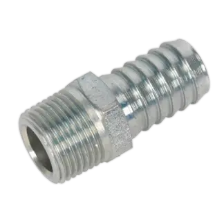 PCL Screwed Tailpiece Male 3/8"BSPT - 1/2" Hose - Pack of 5 [AC42]