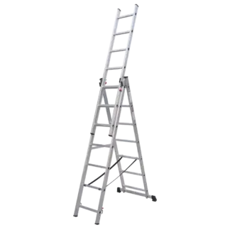 Extension Combination Ladder 3 x 7 Aluminium - EN 131 [ACL307]