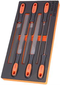 Franklin 6 pce Soft Grip Handled File Set 8"