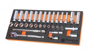 Franklin 32 pce Socket Set 3/8" Drive