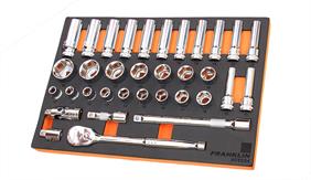 Franklin 34 pce Socket Set 1/2" Drive