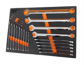 Franklin 21pce Gear F Grip 4+ XL Comb Spanner Master Set