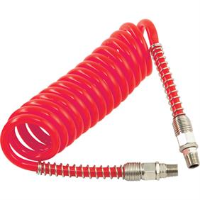 PCL Coiled PU Hose 7.5m x 1/4" BSP