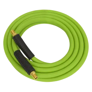 High-Visibility Hybrid Air Hose with 1/4"BSP Unions 10m x 8mm [AHHC10G]