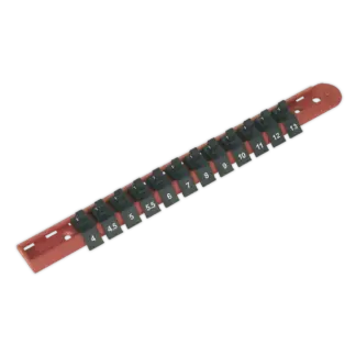 Premier Socket Retaining Rail with 12 Clips 1/4"Sq Drive [AK1412]
