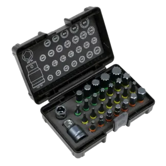 Premier Impact TRX-Star*/Hex/Spline Bit Set 3/8" & 1/2"Sq Drive 28pc [AK21902]