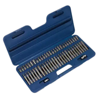 Premier Security TRX-Star*/Hex/Ribe/Spline Bit Set 3/8" & 1/2"Sq Drive 56pc [AK21956]