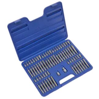 Premier TRX-Star*/Security TRX-Star*/Hex/Ribe/Spline Bit Set 3/8" & 1/2"Sq Drive 74pc [AK21974]