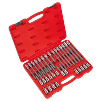Premier Ribe Socket Bit Set 1/2"Sq Drive 32pc [AK2198]