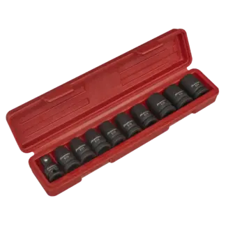 Premier TRX-Star* Female Impact Socket Set 1/2"Sq Drive 10pc [AK2301]