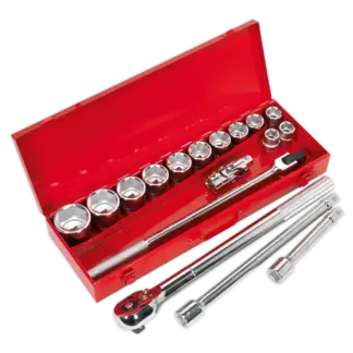 Premier Socket Set 3/4"Sq Drive 17pc [AK2597]