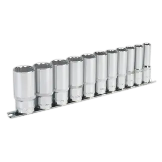 Premier Imperial Deep Socket Set 3/8"Sq Drive 12-point 11pc [AK2673]