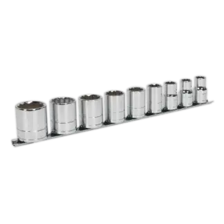 Premier Whitworth Socket Set 1/2"Sq Drive 9pc [AK2677]