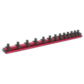 Premier Magnetic Socket Retaining Rail with 13 Clips 1/4"Sq Drive [AK27082]