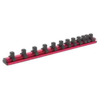 Premier Magnetic Socket Retaining Rail with 12 Clips 3/8"Sq Drive [AK27083]