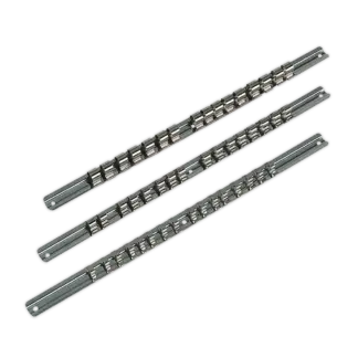 Premier Socket Retaining Rail Set 1/4", 3/8" & 1/2"Sq Drive 3pc [AK270]
