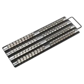 Premier Socket Rail Tray 1/4", 3/8" & 1/2"Sq Drive - Black [AK271B]