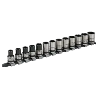 Premier Black Lock-On™ Socket Set 1/2"Sq Drive 13pc [AK2742B]