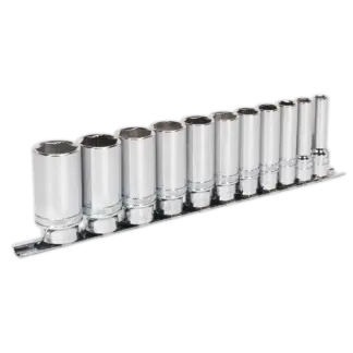 Premier Imperial Deep Lock-On™ Socket Set 3/8"Sq Drive 11pc [AK2743]