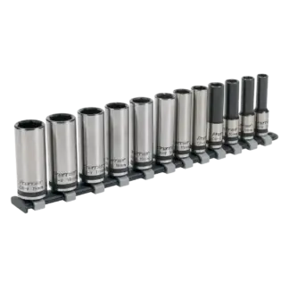 Premier Black Deep Lock-On™ Socket Set 3/8"Sq Drive 12pc [AK2744B]