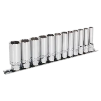 Premier Deep Lock-On™ Socket Set 3/8"Sq Drive 12pc [AK2744]