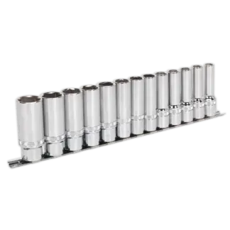 Premier Deep Lock-On™ Socket Set 1/2"Sq Drive 13pc [AK2745]