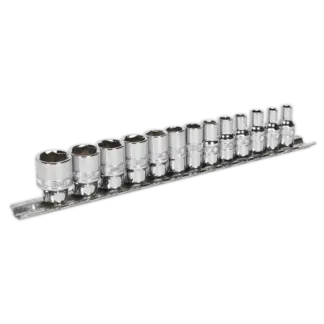 Premier Lock-On™ Socket Set 1/4"Sq Drive 13pc [AK2746]