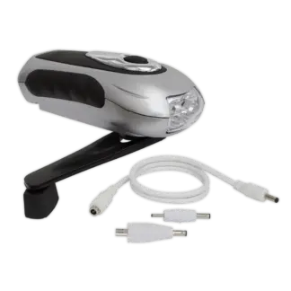 Rechargeable Wind-Up Torch 3 LED [AK3305]