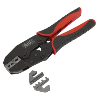Ratchet Crimping Tool Interchangeable Jaws [AK3857]