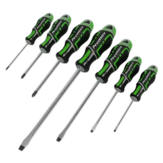 Premier GripMAX® Screwdriver Set 7pc - Hi-Vis Green [AK4321HV]