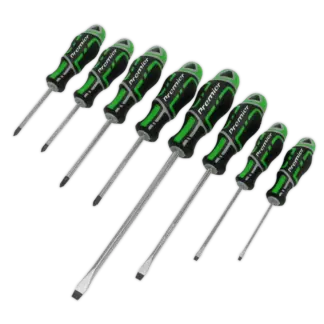 Premier GripMAX® Screwdriver Set 8pc - Hi-Vis Green [AK4322HV]