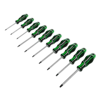 Premier GripMAX® TRX-Star* Screwdriver Set 10pc - Hi-Vis Green [AK4324HV]