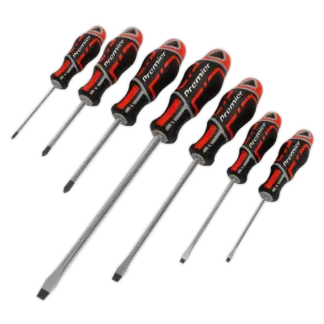 Premier GripMAX® Screwdriver Set 7pc - Red [AK4325]