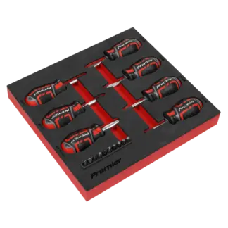 Premier GripMAX® Stubby Screwdriver Set 17pc [AK4371]