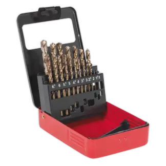 HSS Cobalt Fully Ground Drill Bit Set 19pc [AK4701]