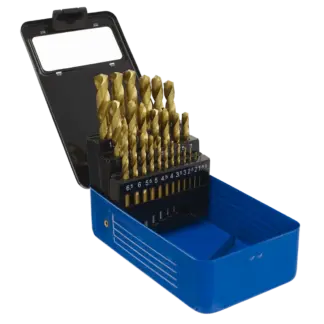 HSS Fully Ground Drill Bit Set 25pc - DIN 338 [AK4725]