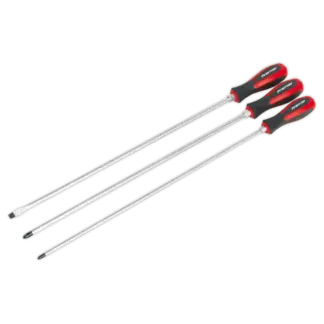 Premier Extra-Long Hammer-Thru Screwdriver Set 450mm 3pc [AK4935]