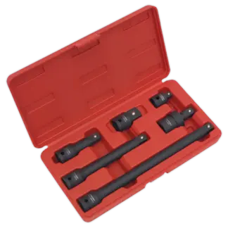 Premier Impact Adaptor & Extension Bar Set 1/2"Sq Drive 6pc [AK5514]