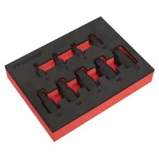 Premier Low Profile Hex Impact Socket Bit Set 1/4" & 3/8"Sq Drive 9pc [AK5525]
