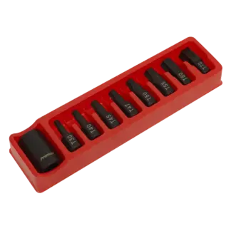 Premier TRX-Star* Impact Bit & Holder Set 1/2"Sq Drive 9pc [AK5610]