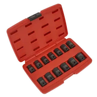 Premier Impact Socket Set 1/2"Sq Drive 12-point 13pc [AK5614M]