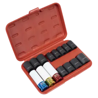 Premier Impact Socket & Wheel Nut Removal Set 1/2"Sq Drive 15pc [AK5615M]